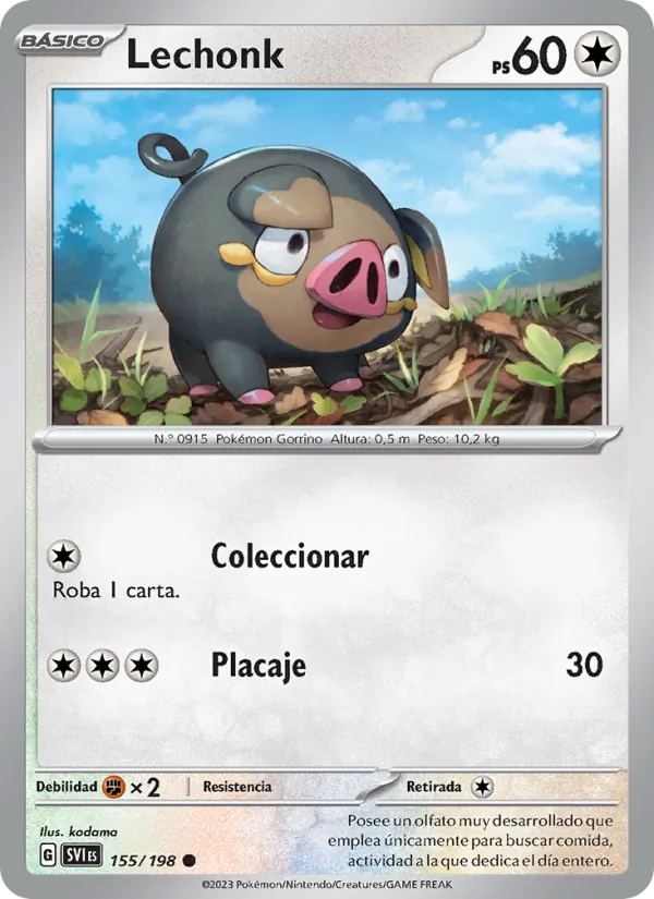Lechonk (Escarlata y Púrpura #155/198)