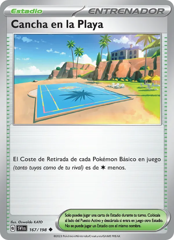 Cancha en la Playa (Escarlata y Púrpura #167/198)