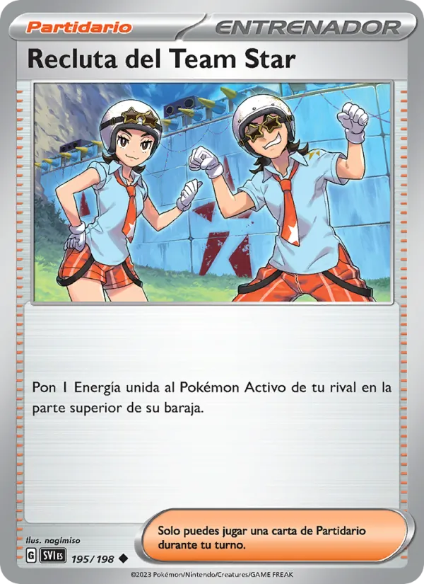 Recluta del Team Star (Escarlata y Púrpura #195/198)