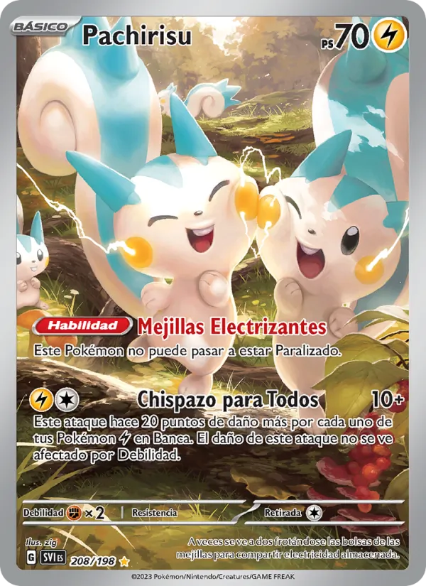 Pachirisu (Scarlet & Violet #208/198)