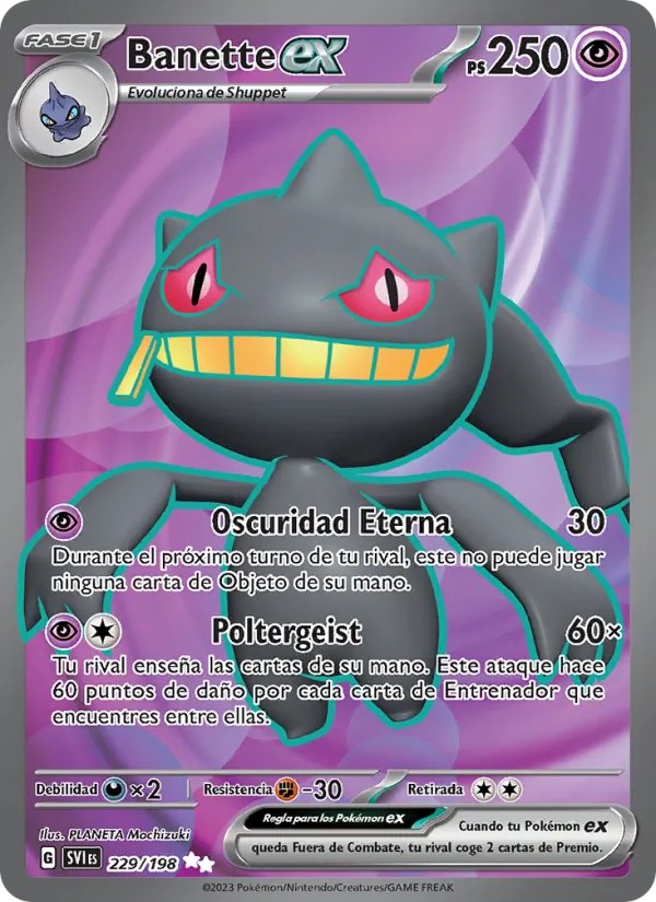 Banette ex (Scarlet & Violet #229/198)