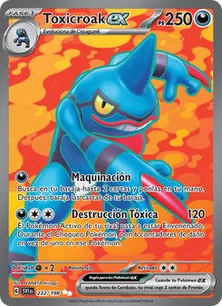 Toxicroak ex (Escarlata y Púrpura #232/198)