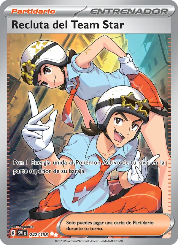 Recluta del Team Star (Escarlata y Púrpura #242/198)
