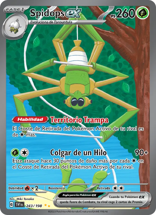 Spidops ex (Escarlata y Púrpura #243/198)