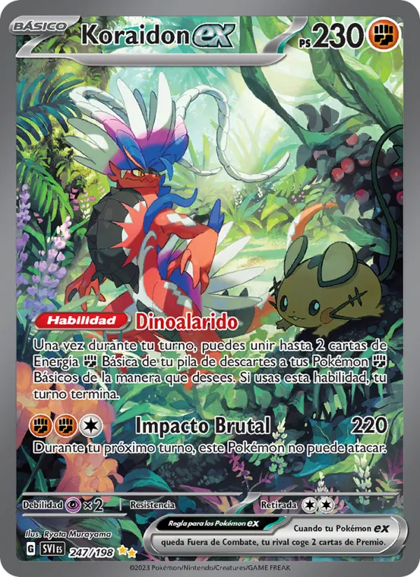 Koraidon ex (Escarlata y Púrpura #247/198)