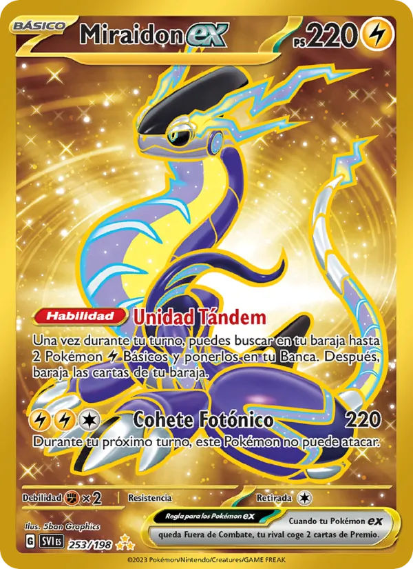 Miraidon ex (Escarlata y Púrpura #253/198)
