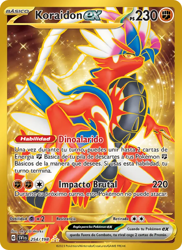 Koraidon ex (Escarlata y Púrpura #254/198)