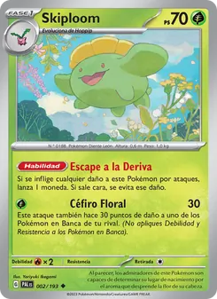 Skiploom (Evoluciones en Paldea #002/193)