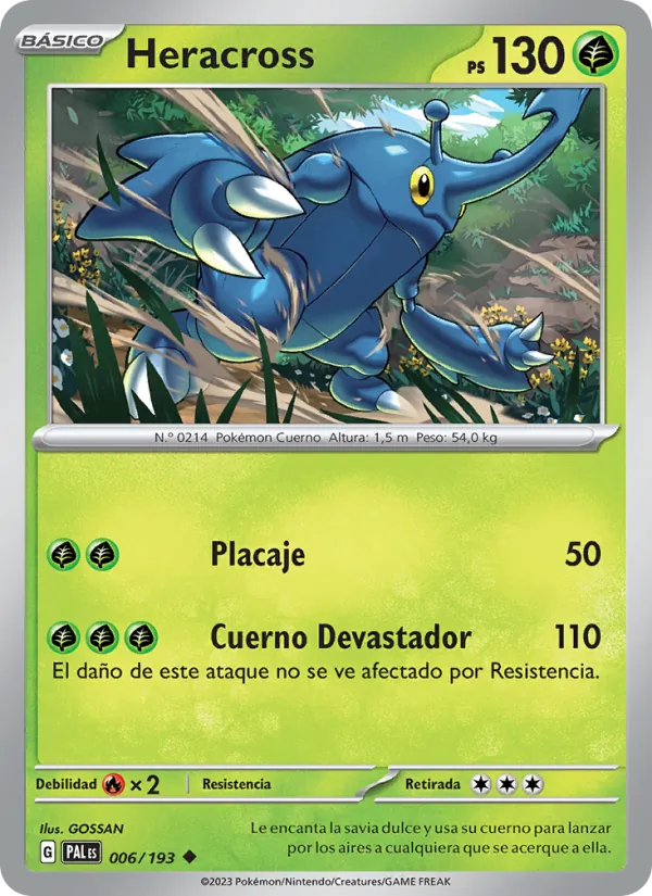 Heracross (Evoluciones en Paldea #006/193)