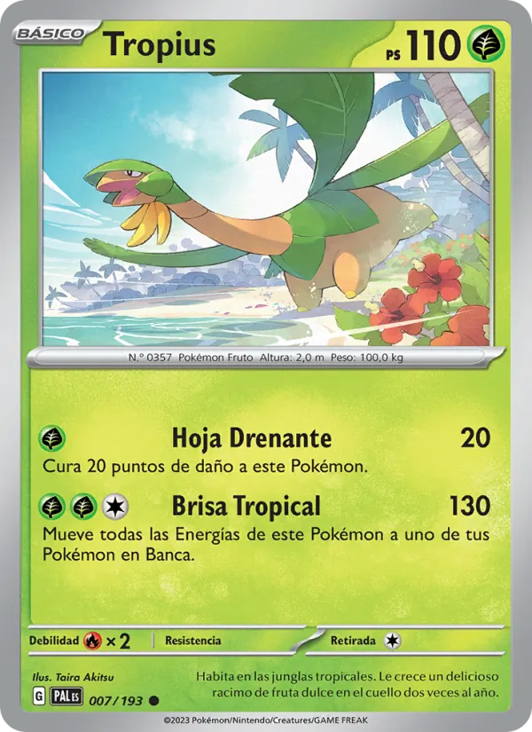 Tropius (Evoluciones en Paldea #007/193)