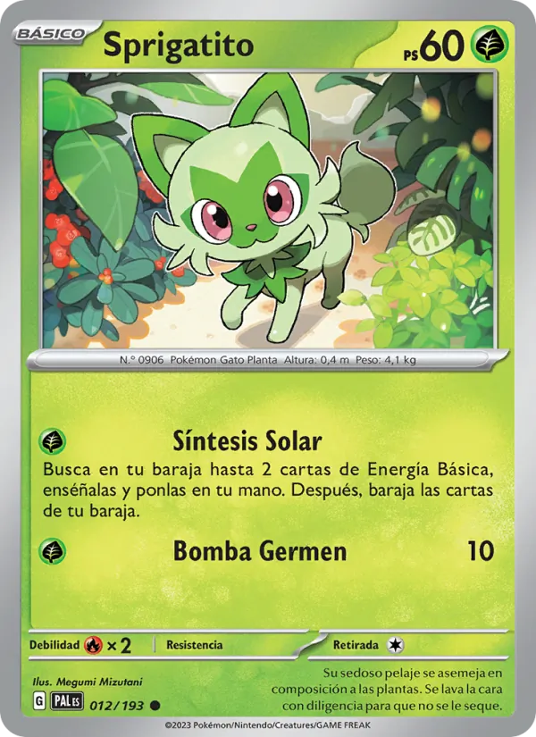 Sprigatito (Evoluciones en Paldea #012/193)