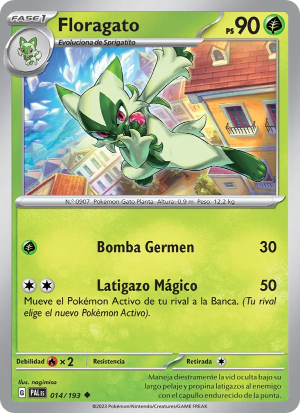 Floragato (Evoluciones en Paldea #014/193)
