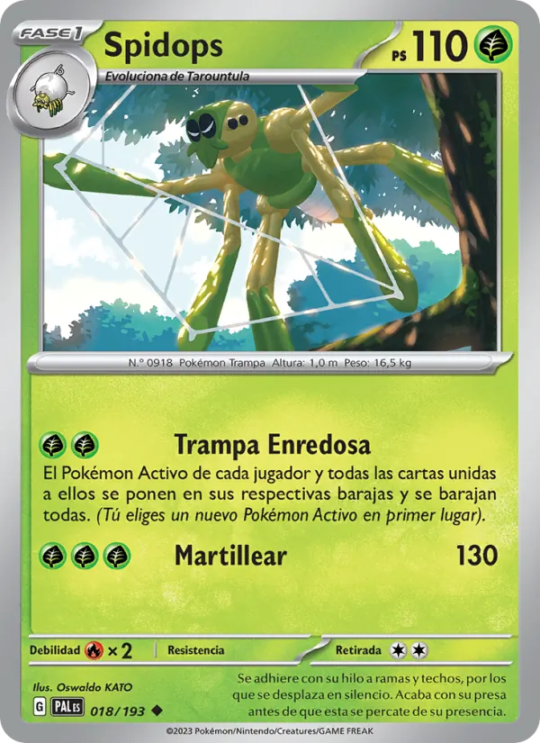 Spidops (Evoluciones en Paldea #018/193)