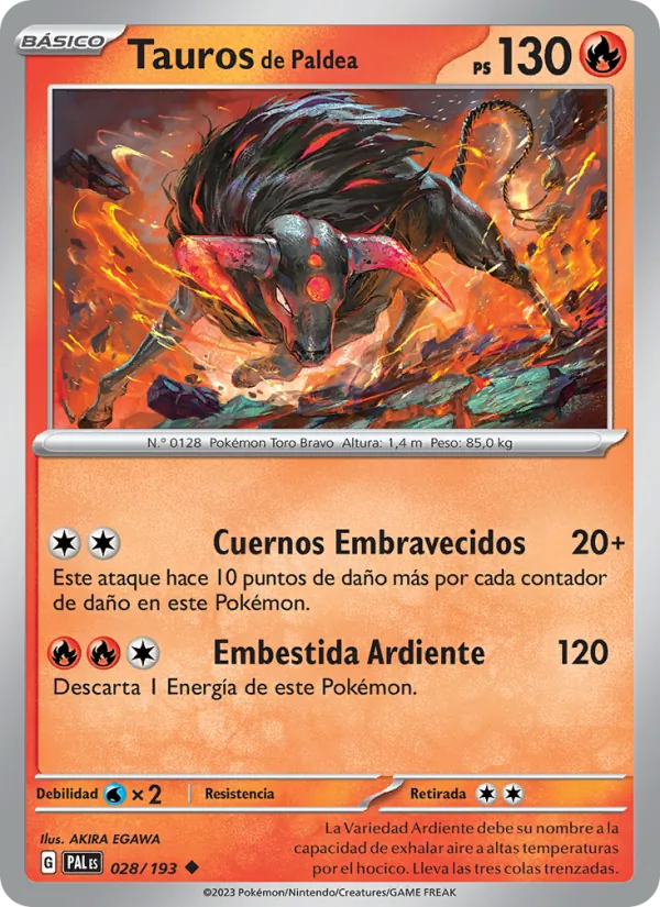 Tauros de Paldea (Evoluciones en Paldea #028/193)