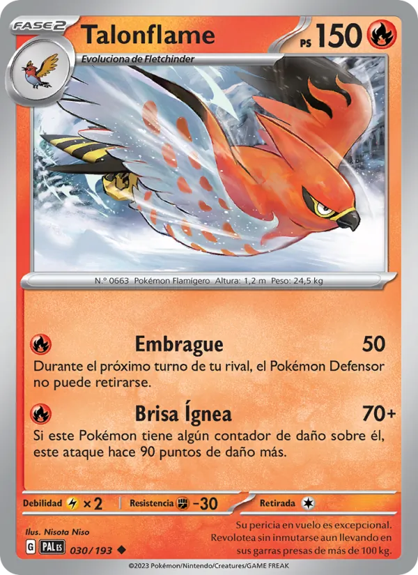 Talonflame (Evoluciones en Paldea #030/193)