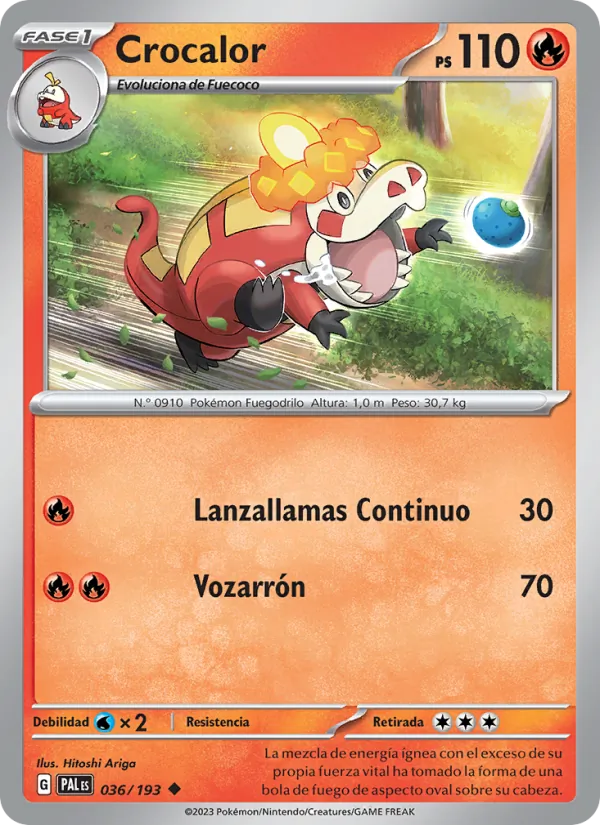 Crocalor (Evoluciones en Paldea #036/193)