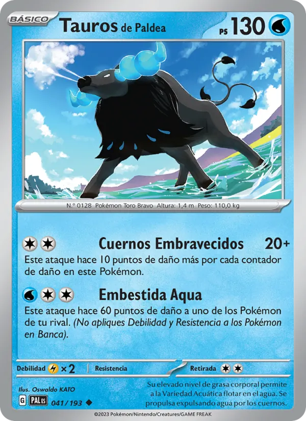 Tauros de Paldea (Evoluciones en Paldea #041/193)