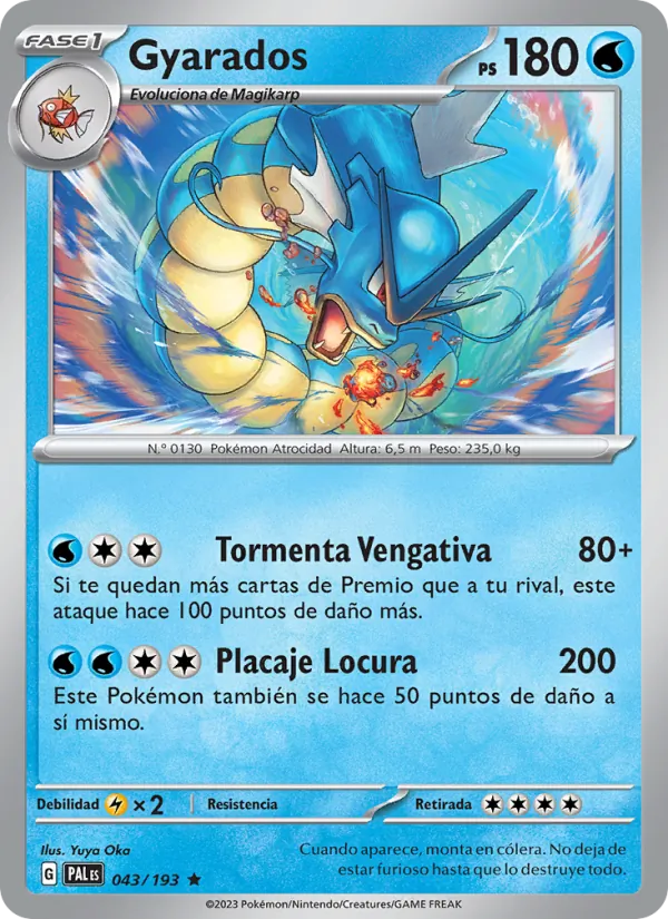 Gyarados (Evoluciones en Paldea #043/193)