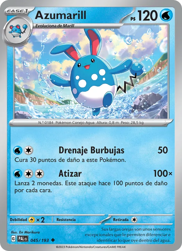 Azumarill (Evoluciones en Paldea #045/193)