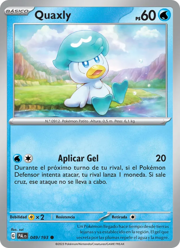Quaxly (Evoluciones en Paldea #049/193)