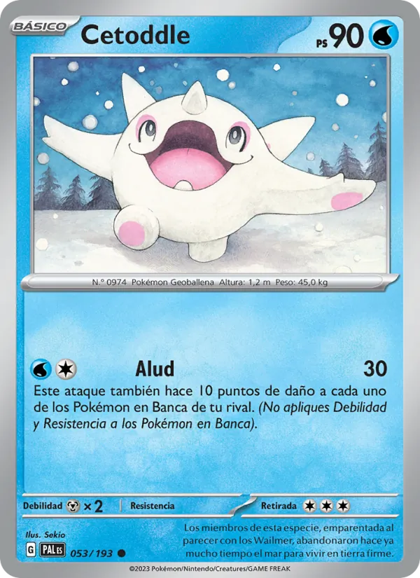 Cetoddle (Paldea Evolved #053/193)