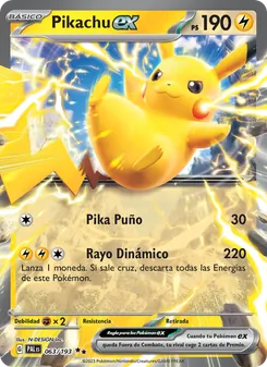 Pikachu ex (Evoluciones en Paldea #063/193)