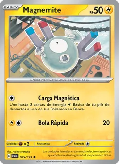 Magnemite (Evoluciones en Paldea #065/193)