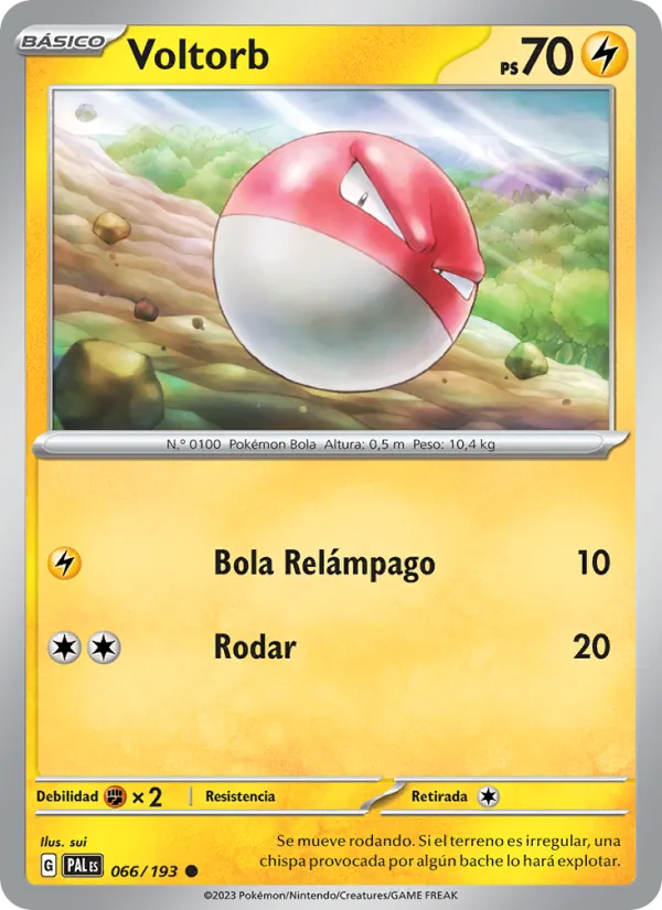 Voltorb (Evoluciones en Paldea #066/193)