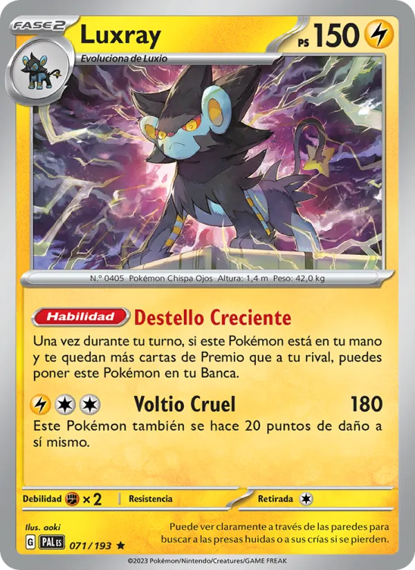 Luxray (Evoluciones en Paldea #071/193)