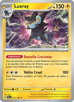 Luxray (Evoluciones en Paldea #071/193)