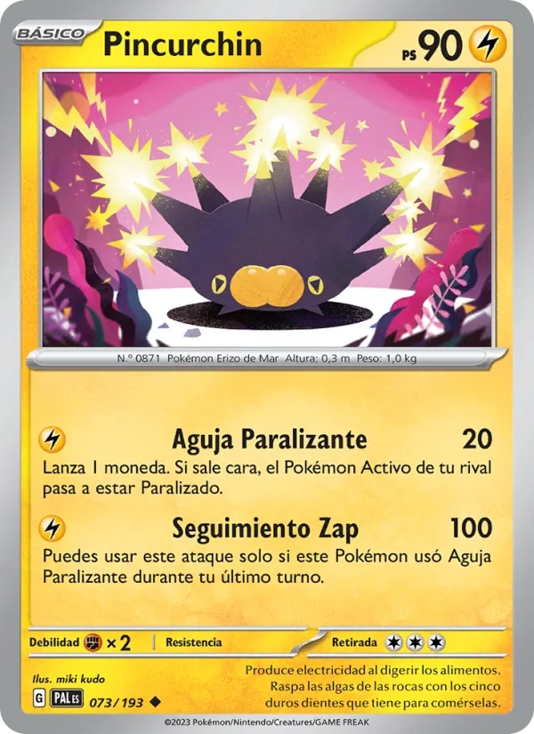 Pincurchin (Evoluciones en Paldea #073/193)