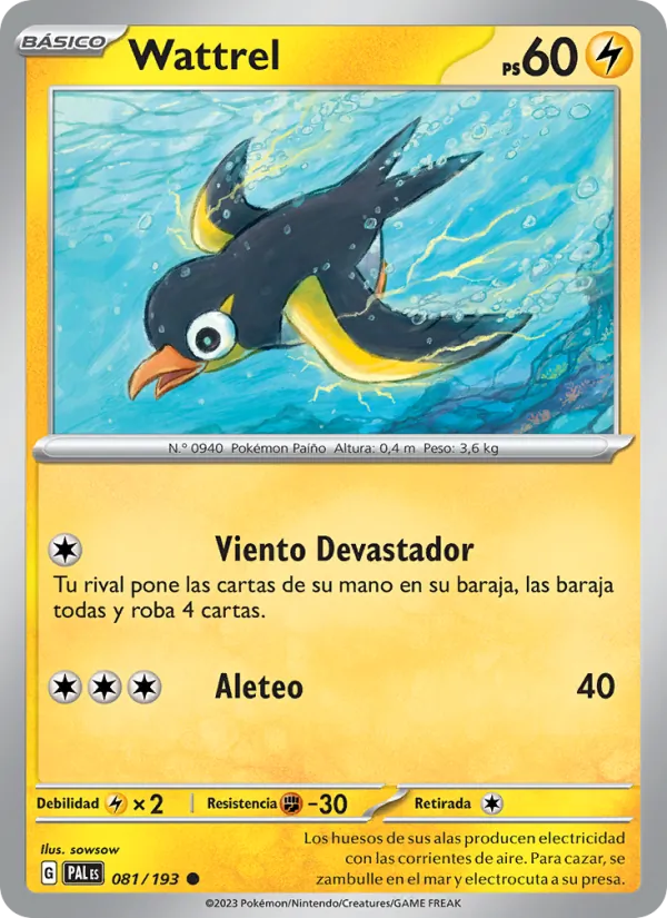 Wattrel (Evoluciones en Paldea #081/193)