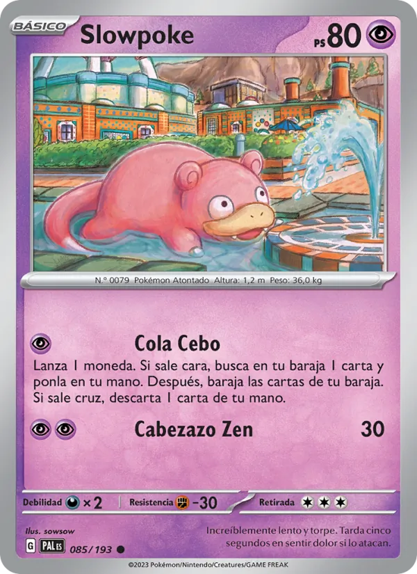 Slowpoke (Evoluciones en Paldea #085/193)
