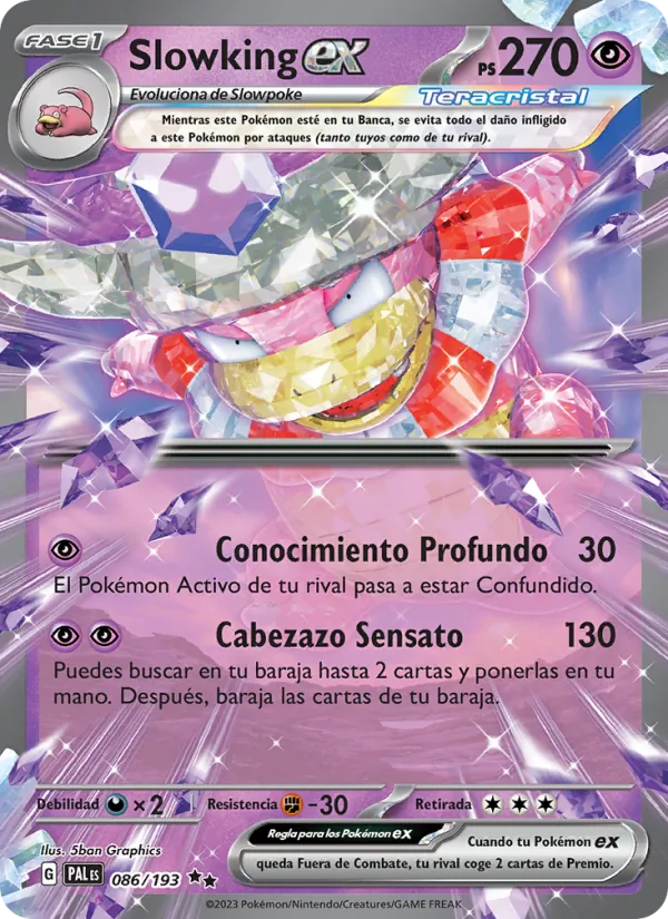 Slowking ex (Paldea Evolved #086/193)