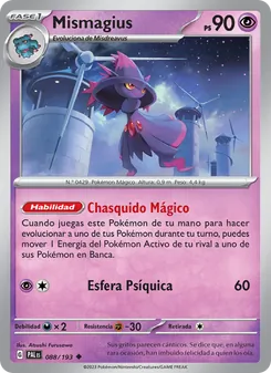 Mismagius (Evoluciones en Paldea #088/193)