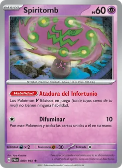 Spiritomb (Evoluciones en Paldea #089/193)