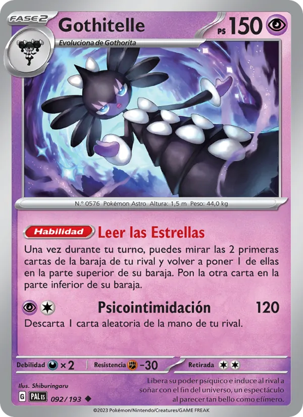 Gothitelle (Evoluciones en Paldea #092/193)