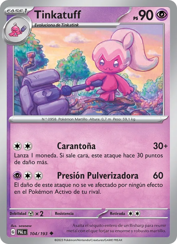 Tinkatuff (Evoluciones en Paldea #104/193)