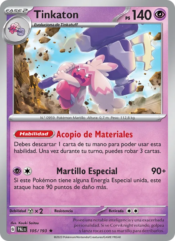 Tinkaton (Paldea Evolved #105/193)