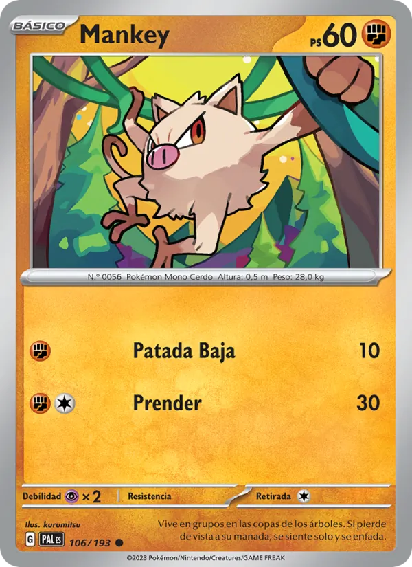 Mankey (Paldea Evolved #106/193)