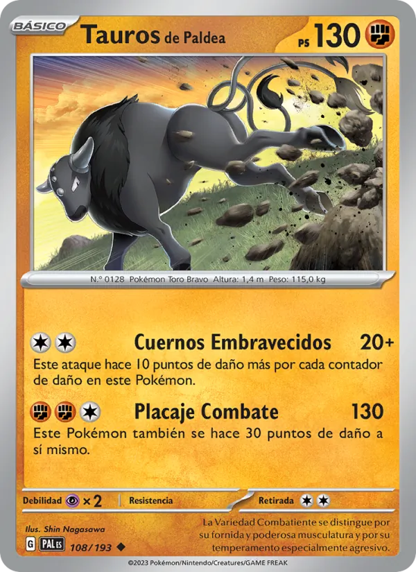 Tauros de Paldea (Evoluciones en Paldea #108/193)