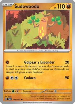 Sudowoodo (Evoluciones en Paldea #109/193)