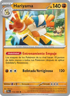 Hariyama (Evoluciones en Paldea #113/193)