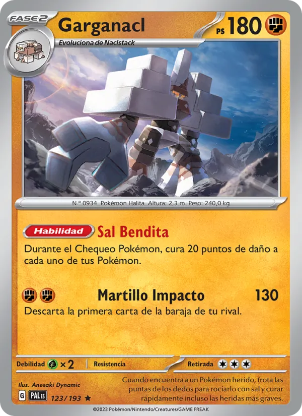 Garganacl (Evoluciones en Paldea #123/193)
