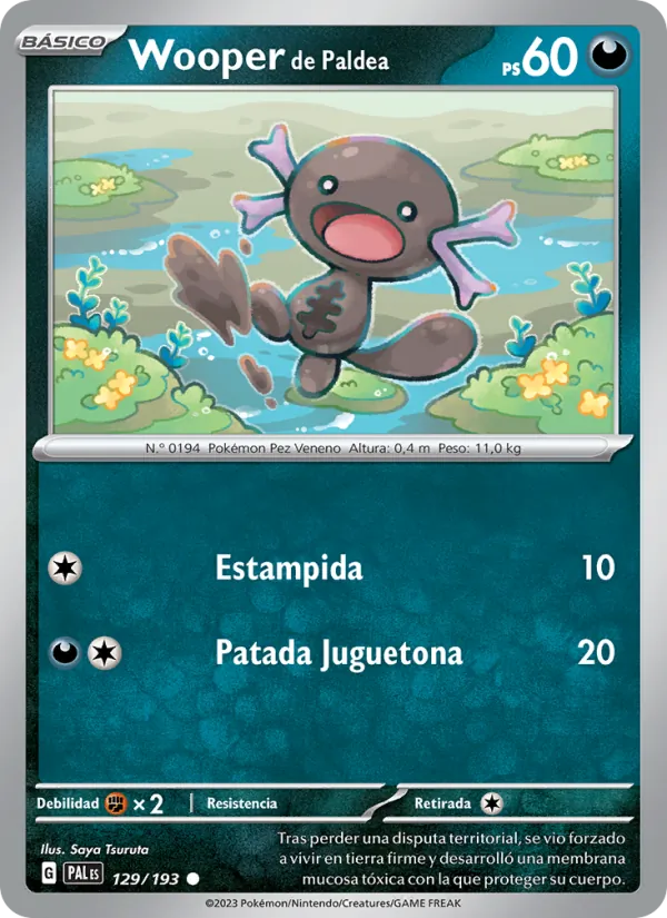 Wooper de Paldea (Evoluciones en Paldea #129/193)