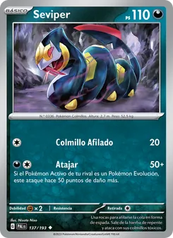 Seviper (Evoluciones en Paldea #137/193)