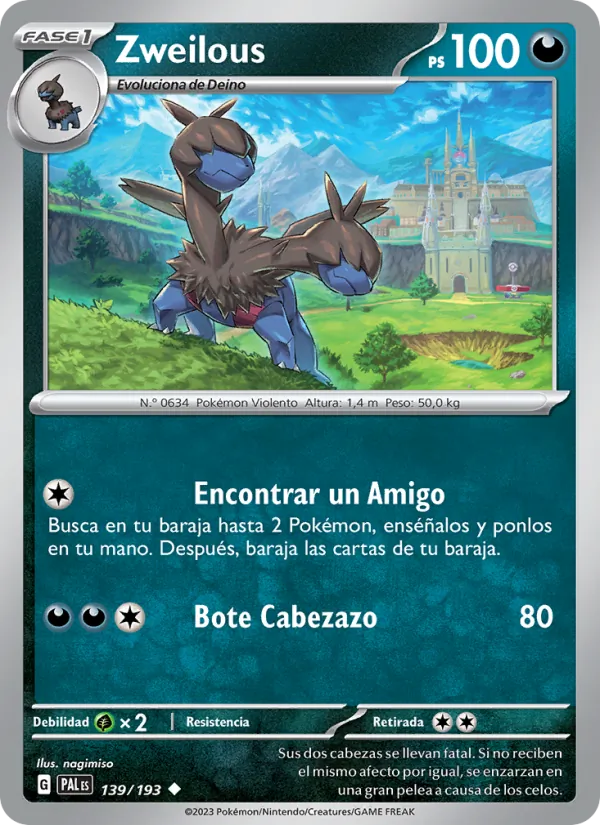 Zweilous (Paldea Evolved #139/193)