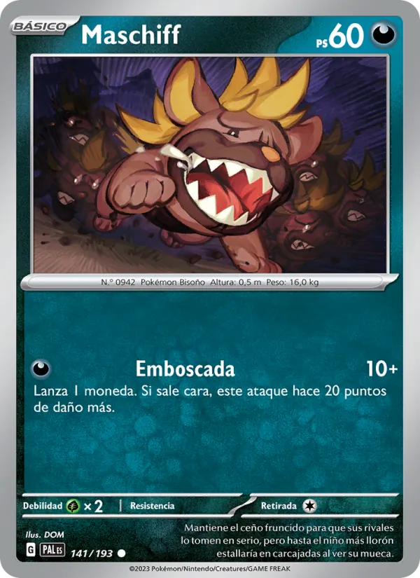 Maschiff (Evoluciones en Paldea #141/193)