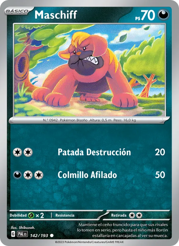 Maschiff (Evoluciones en Paldea #142/193)