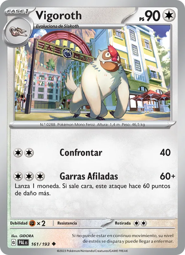 Vigoroth (Evoluciones en Paldea #161/193)